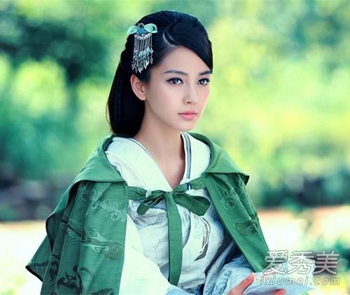 baby古典素雅绿色汉服造型