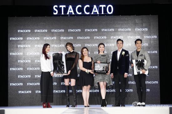 模特展示STACCATO鞋履