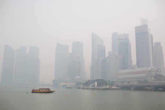 新加坡已被雾霾笼罩
