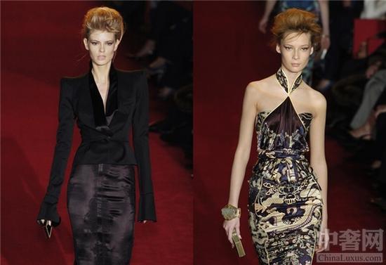 Tom Ford 最后一场YSL设计系列 2004年秋冬高级成衣