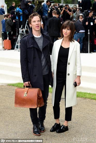 本尼迪克特-康伯巴奇(Benedict Cumberbatch)同妻子索菲-亨特(Sophie Hunter)