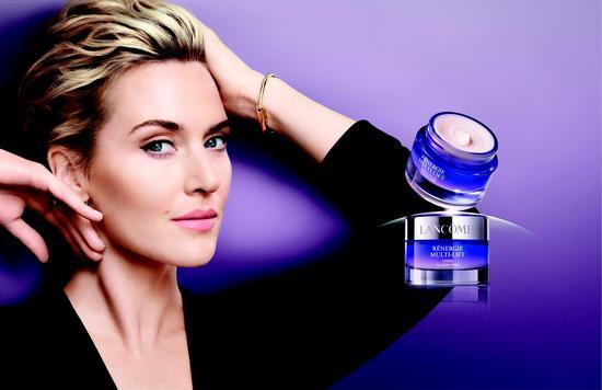 兰蔻代言人凯特•温斯莱特(Kate Winslet)演绎全新塑颜紧致修护面霜