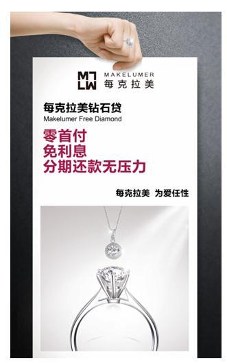 每克拉美:“钻石贷”带你演绎时尚ICON新潮流