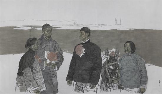 2015年《一条大河》 192cm×350cm