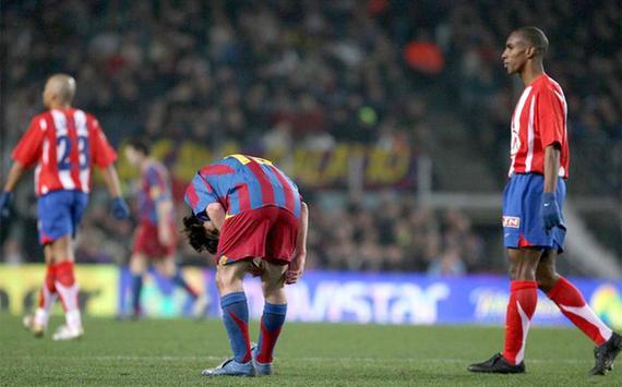 2006年，梅西第一次遭遇伤病困扰
