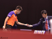 亚乒赛张继科输球樊振东2分 男团3-1韩国进决赛