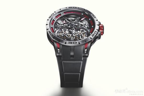 Roger Dubuis罗杰杜彼 镂空双飞行陀飞轮腕表