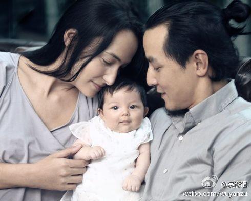 幸福的三口之家