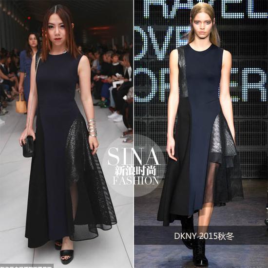 邓紫棋DKNY秀场look