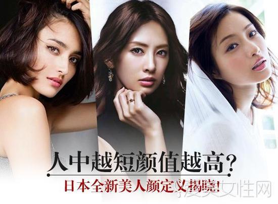 人中短的女人比较美? 日本高颜值比例揭晓