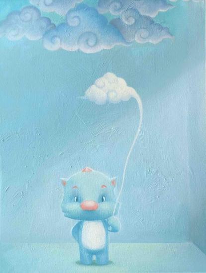 “皮休”之—祥云笼罩