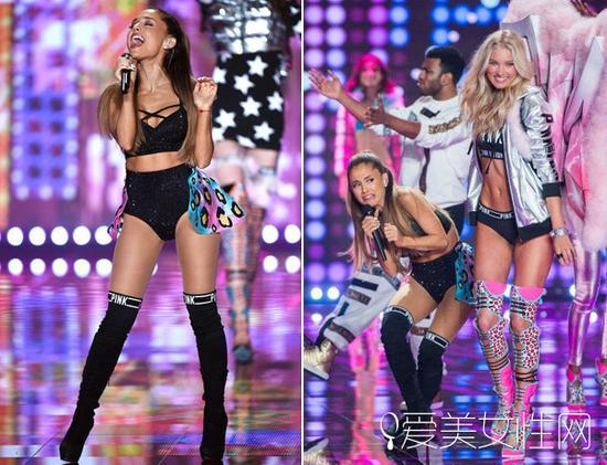 爱莉安娜-格兰德(Ariana Grande)现场表演,活力十足