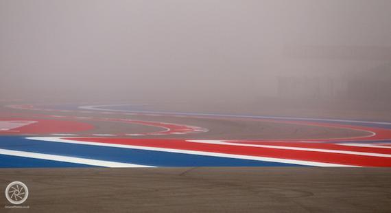 奥斯汀赛道目前已浓雾弥漫