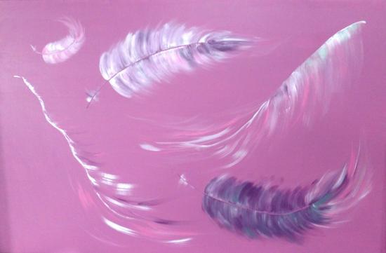 舞语之三》,布面丙烯,(150cm × 200cm),2014,北京宋庄