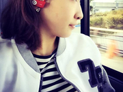 刘诗雯微博秀可爱自拍表决心：要勇敢往前走(图)