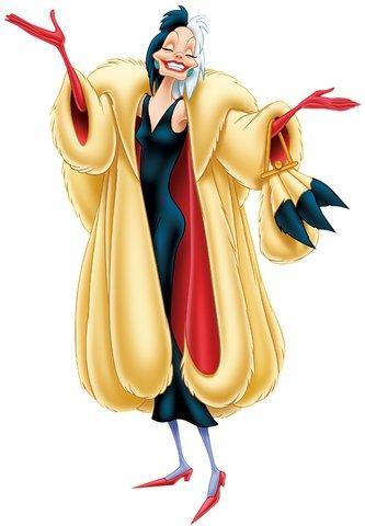 推荐造型:Cruella de vil(库伊拉)