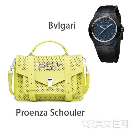 Proenza Schouler洞洞包与Bvlgari腕表推荐