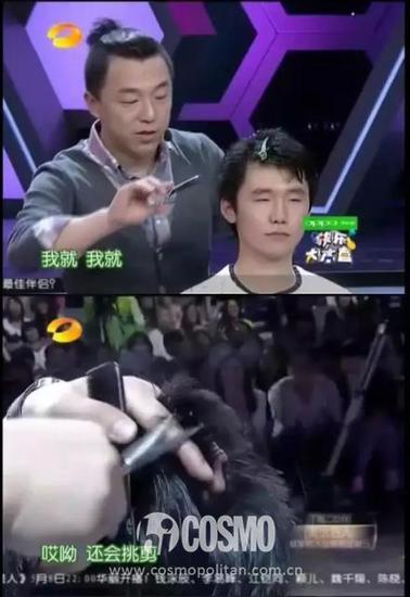 黄渤还会剪头发!