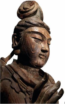 宋 木雕观音坐像