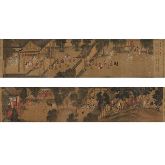 龙美术馆馆藏 宋人(萧照)《瑞应图》局部