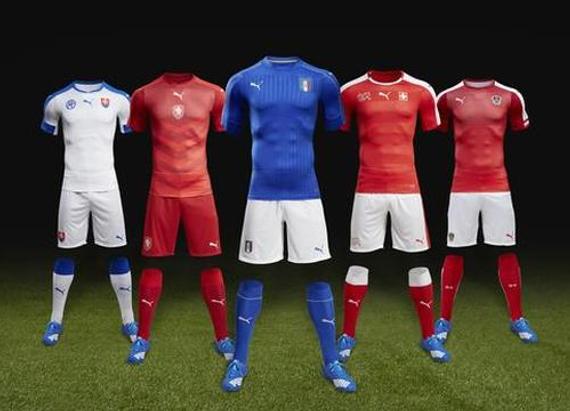 PUMA发布五国征战法国欧洲杯全新主场球衣