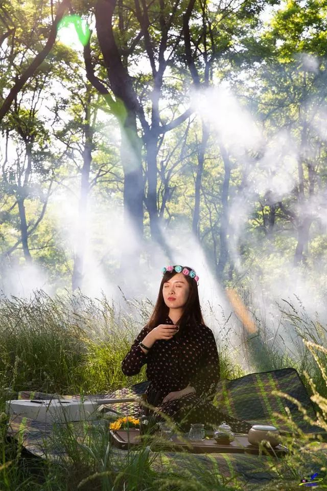 森林草原深处邂逅精灵仙子，仙气飘飘，此景只应天上有