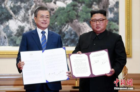 韩国纪念《9月平壤共同宣言》签署一周年 未邀朝鲜参与