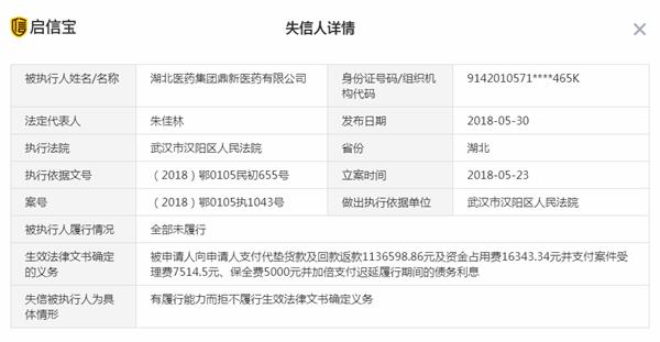 湖北医药子公司发票违法被武汉税务局罚款11.5万元 曾两次被列入“失信名单”