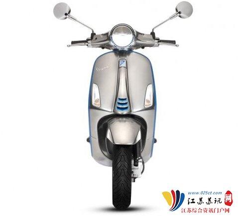 首款电动摩托车Vespa在欧洲上市：起步价5万