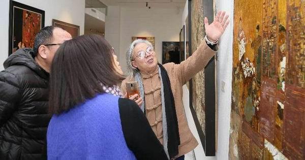上海30年来首次举行全国漆画展，探讨漆性和绘画性的融合