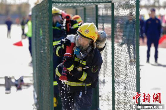 哈尔滨市消防救援支队举行岗位练兵比武竞赛