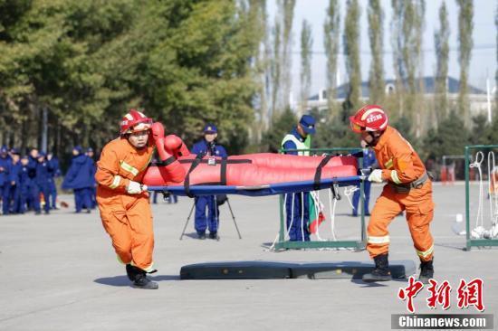 哈尔滨市消防救援支队举行岗位练兵比武竞赛