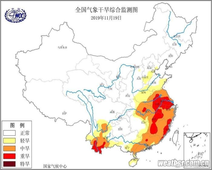 长江中下游等地仍有大范围气象干旱，周日起小雨润旱区