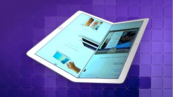 可折叠iPad渲染图(图源cnet)