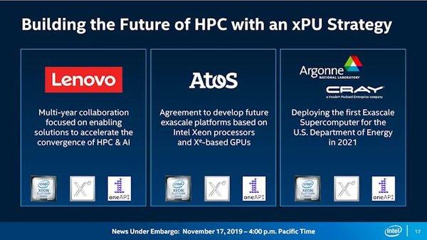 英特尔或为Aurora超算提供双路CPU+六GPU节点