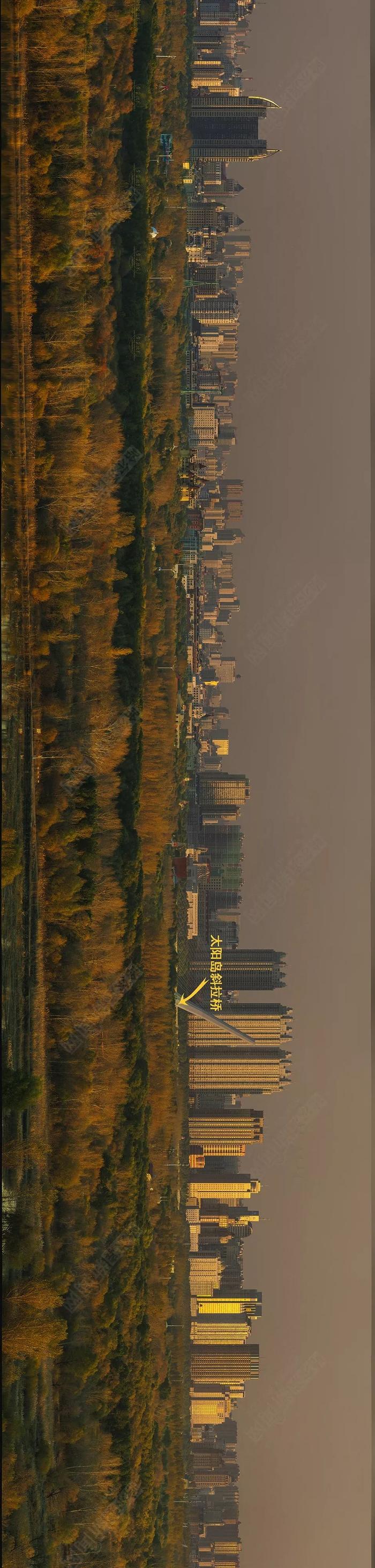 巨幅丨一张图拍下哈尔滨市区段松花江上八座桥#另类视角看冰城#