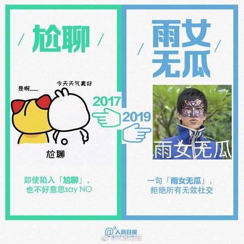 2017和2019网络流行语对比 句句戳心 网友掀起回忆杀