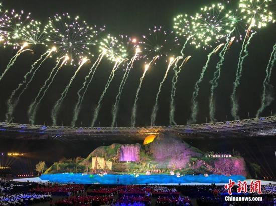 雅加达亚运会开幕式：千岛之国的万种风情