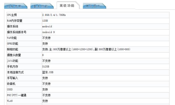 三星W20 5G工信部参数信息公布 Galaxy Fold的套娃？