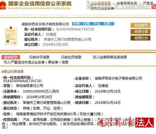 (国家企业信用公示系统查询截图)