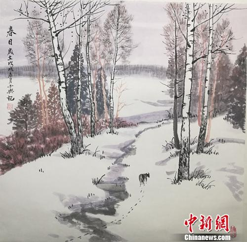 刘子舆作品。陈岳平 摄