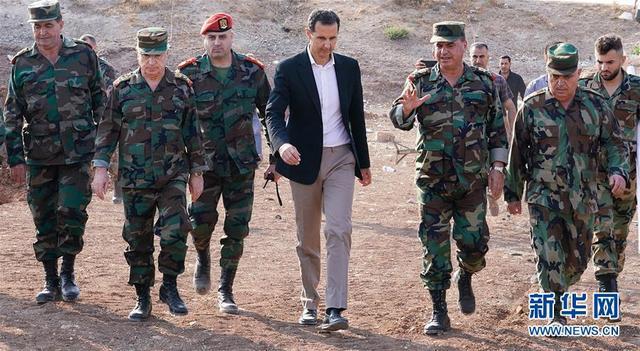 叙利亚总统视察西北前线