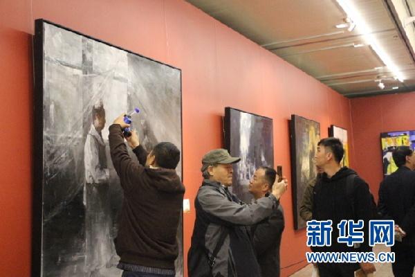 首届“大路西行—中国油画作品展”在甘肃省博物馆开幕