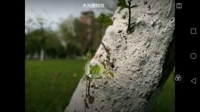 手机大光圈特效弥补了硬件的短板