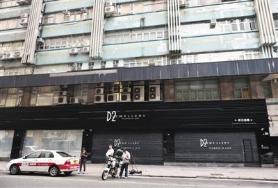 香港红磡案发商店外景。本版图片均为新华社发