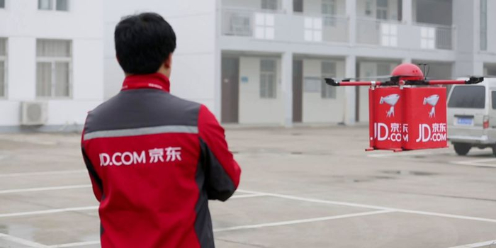 京东测试无人机送货 为农村电商配送提速
