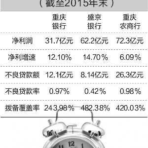 重庆农商行去年净利增逾6% 利息收入仍是主要来源