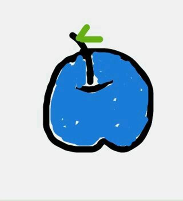 请允许你的孩子画蓝苹果！