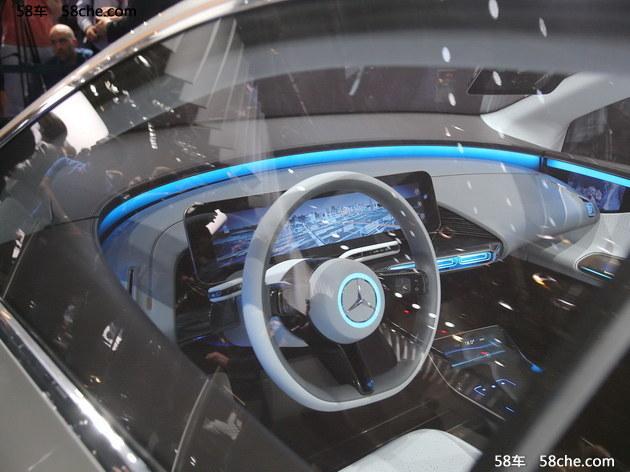 奔驰EQ概念车将广州车展亮相 纯电驱动