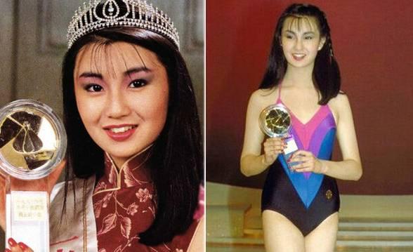 张曼玉参加选美“香港小姐”